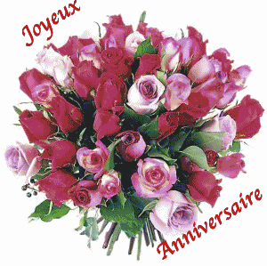 Carte anniversaire gratuite bouquet de roses