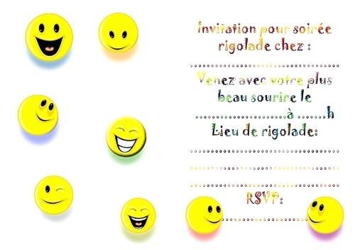 Carte invitation anniversaire emoji caca