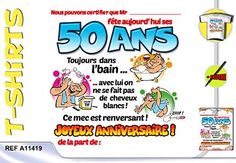 Message anniversaire 50 ans homme humour