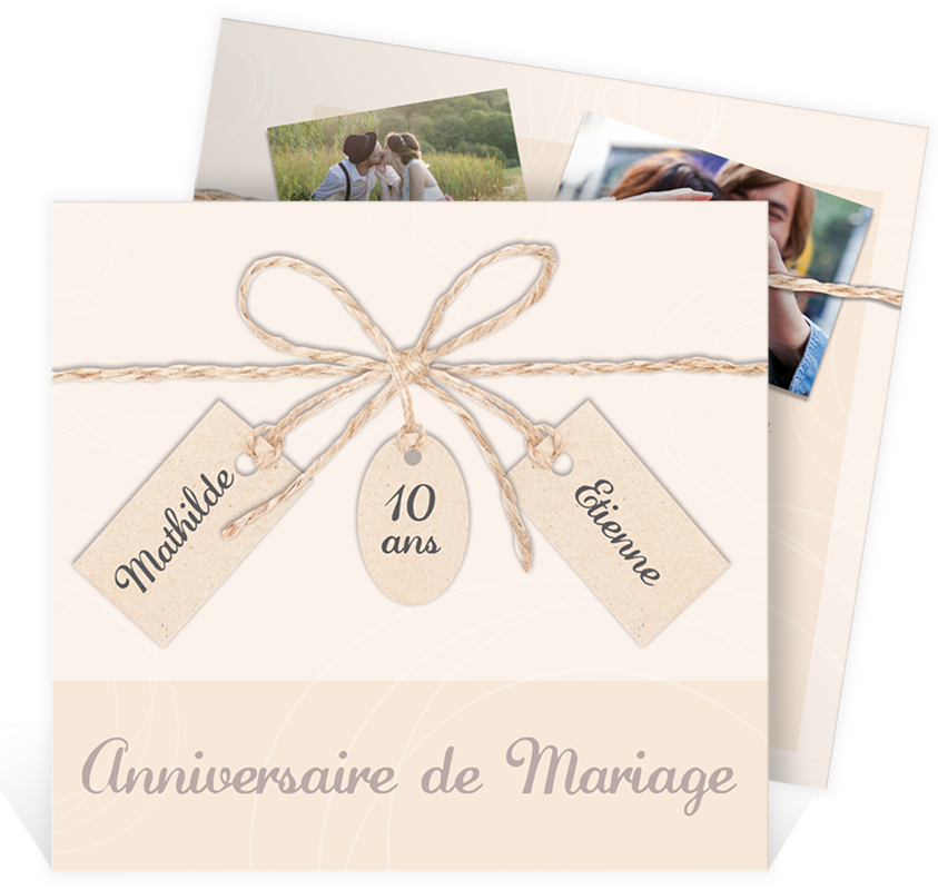 Texte invitation anniversaire 10 ans de mariage