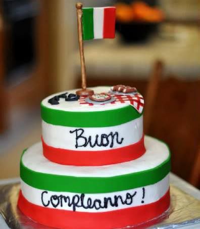 Carte anniversaire theme italie