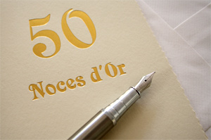 Message pour anniversaire mariage 50 ans