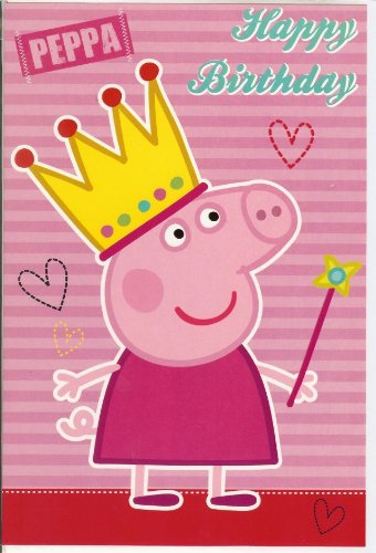 Carte anniversaire peppa pig 3 ans