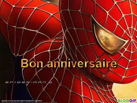 Carte spiderman anniversaire