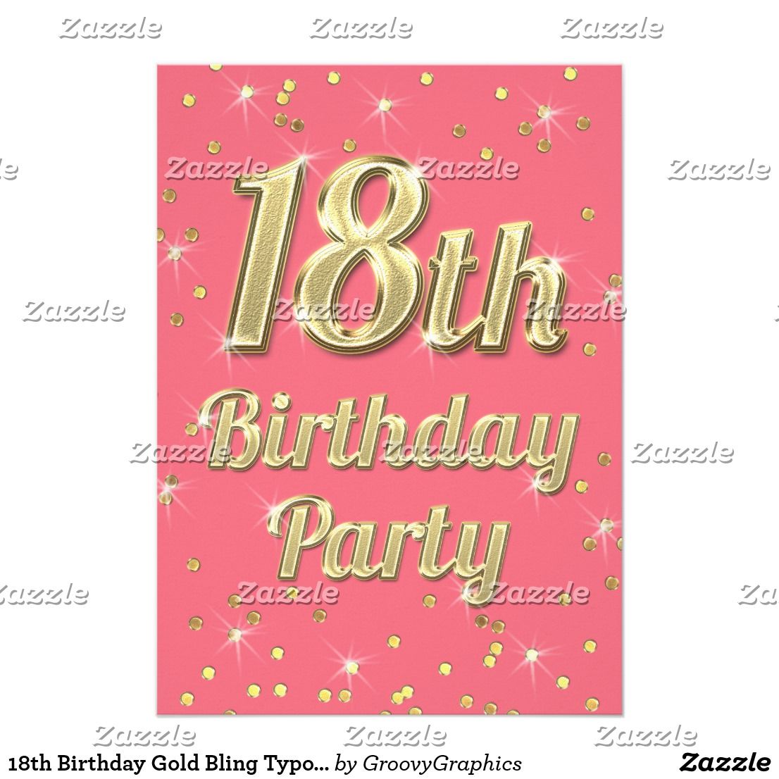 Zazzle carte d'invitation anniversaire