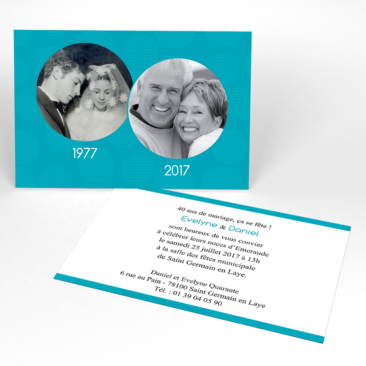 Texte carte invitation anniversaire de mariage