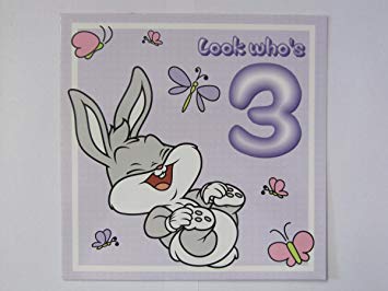 Carte anniversaire bugs bunny