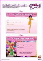 Carte anniversaire totally spies