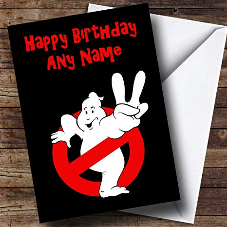 Carte anniversaire ghostbusters