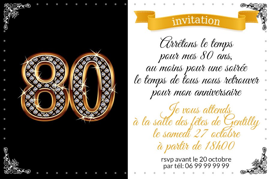 Texte invitations anniversaire 30 ans