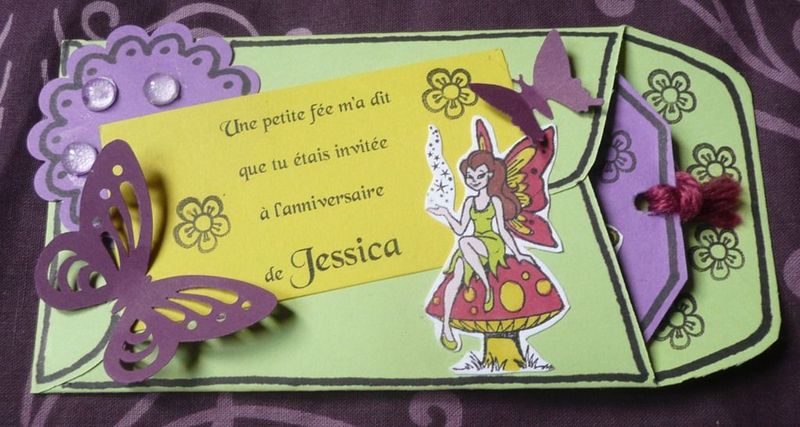 Carte anniversaire jessica