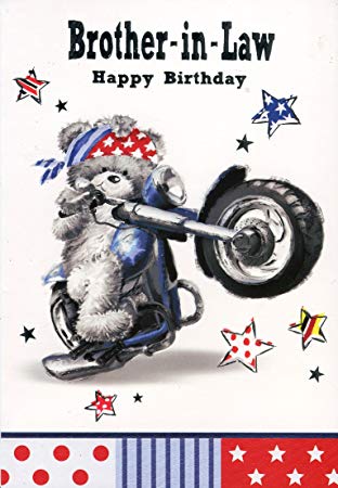 Carte postale anniversaire motard