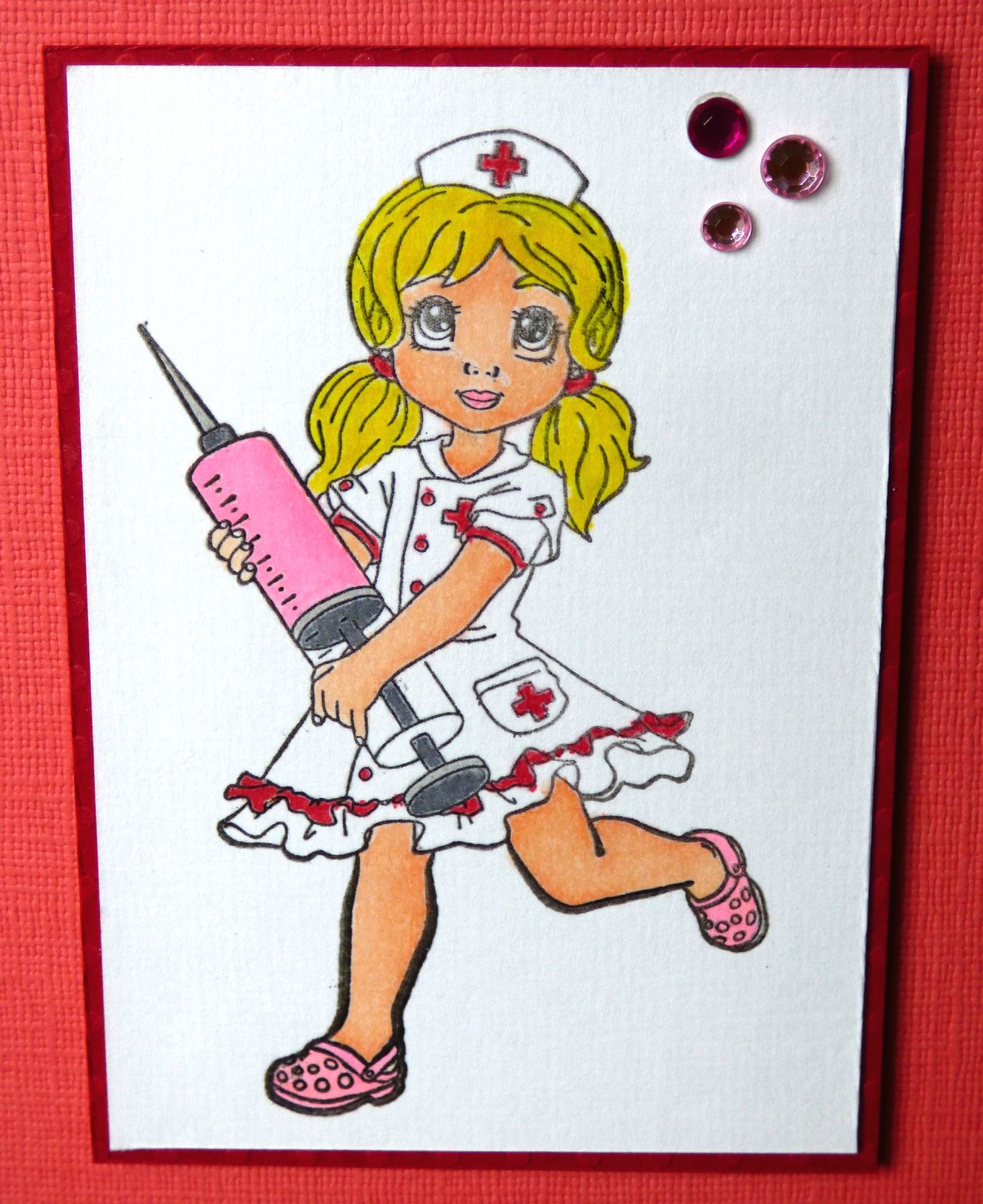 Carte anniversaire pour infirmière