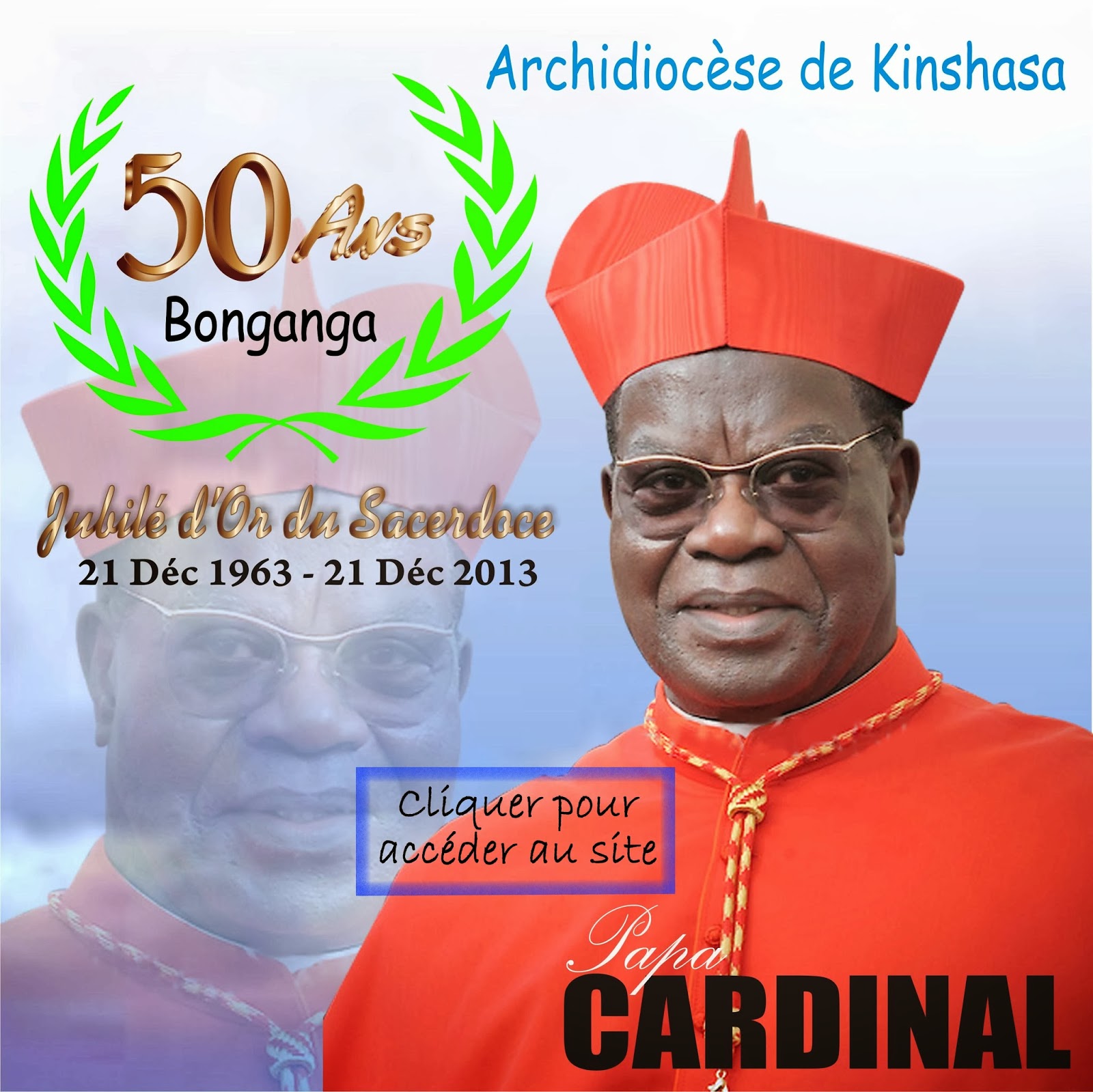 Carte anniversaire 50 ans de sacerdoce