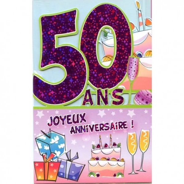 Texte joyeux anniversaire 50 ans amie