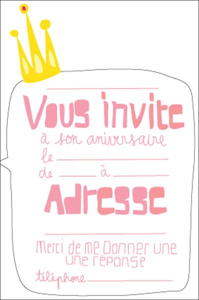 Carte d'invitation anniversaire pinterest