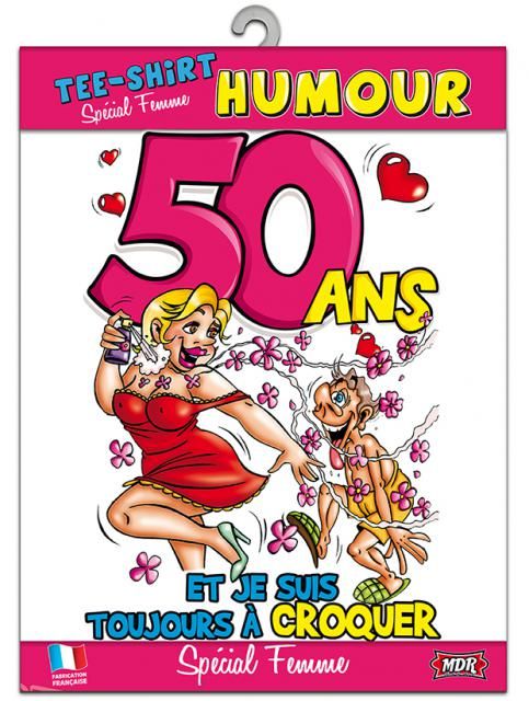 Carte anniversaire humour50 ans