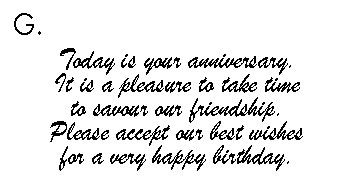 Message pour souhaiter un joyeux anniversaire en anglais
