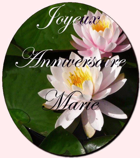 Carte anniversaire lotus
