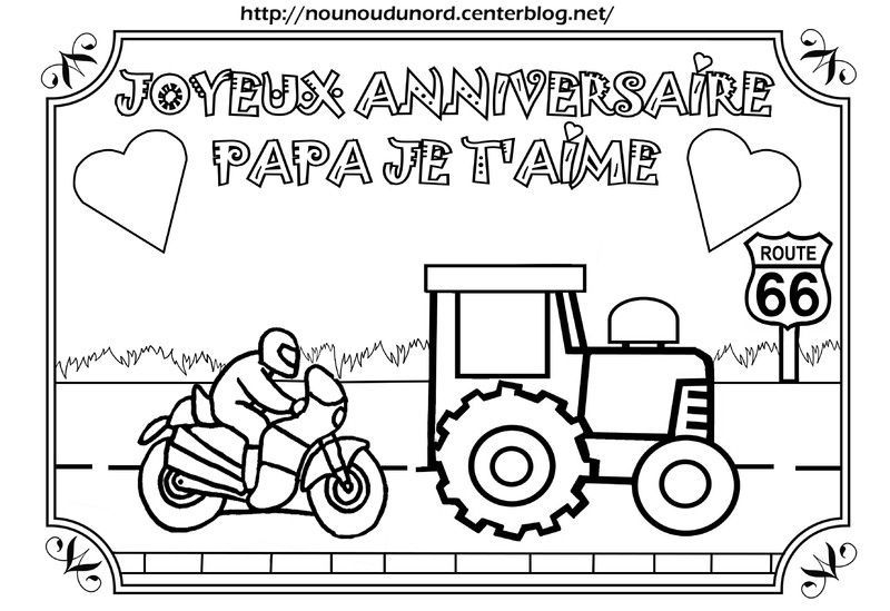 Carte anniversaire enfant tracteur