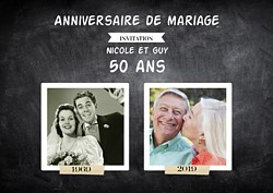 Texte faire part 50e anniversaire de mariage