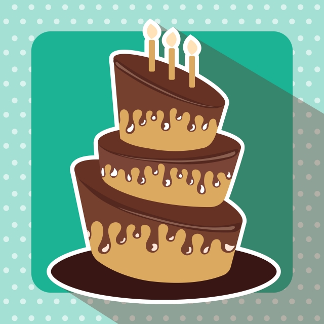Carte anniversaire boulangerie