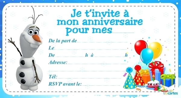 Carte d'invitation anniversaire à imprimer gratuit pour garçon