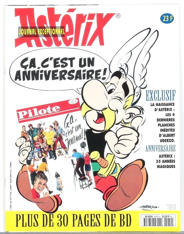 Carte d invitation anniversaire asterix et obelix