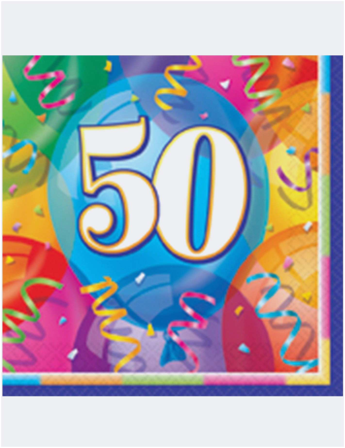 Carte anniversaire imprimer 50 ans femme
