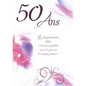 Texte 50 ans femme anniversaire