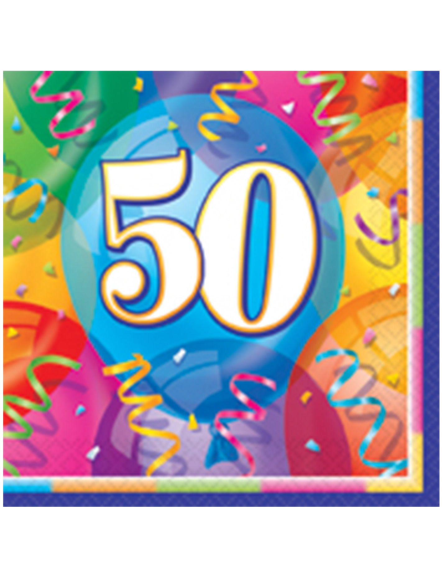 Carte anniversaire à imprimer 50 ans gratuite