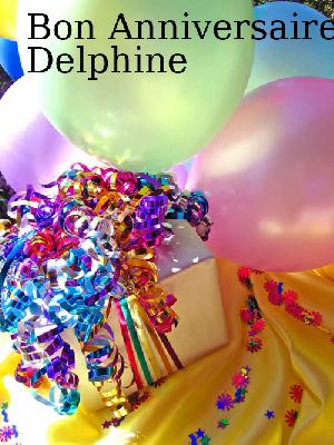 Carte d anniversaire delphine