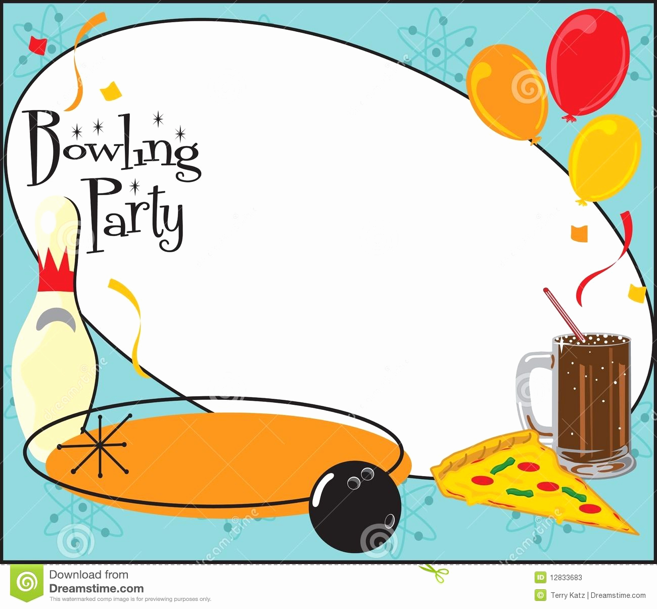 Carte invitation anniversaire gratuite à imprimer theme bowling