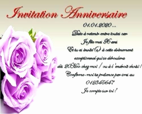 Texte invitation anniversaire 10 ans fille