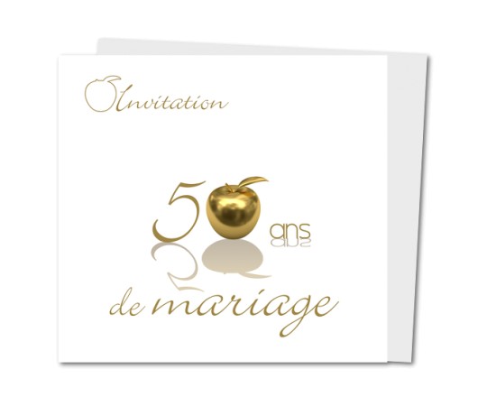 Carte invitation anniversaire 45 ans de mariage gratuite à imprimer