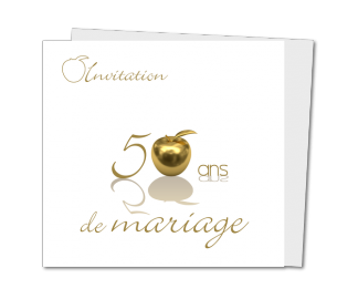 Carte anniversaire de mariage 58 ans