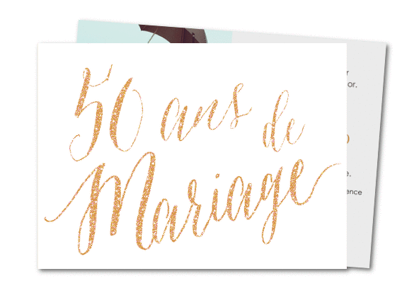Texte 50 anniversaire de mariage