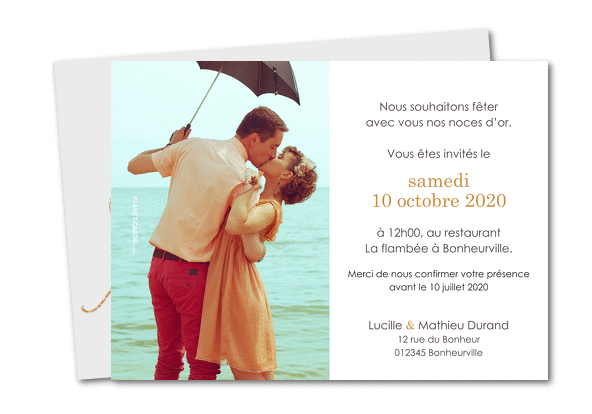 Texte invitation pour anniversaire de mariage