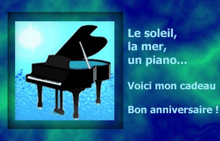 Message anniversaire pour un pianiste