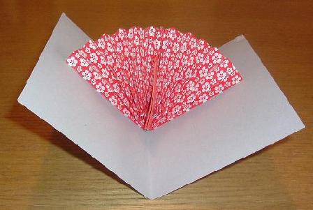 Carte en origami anniversaire