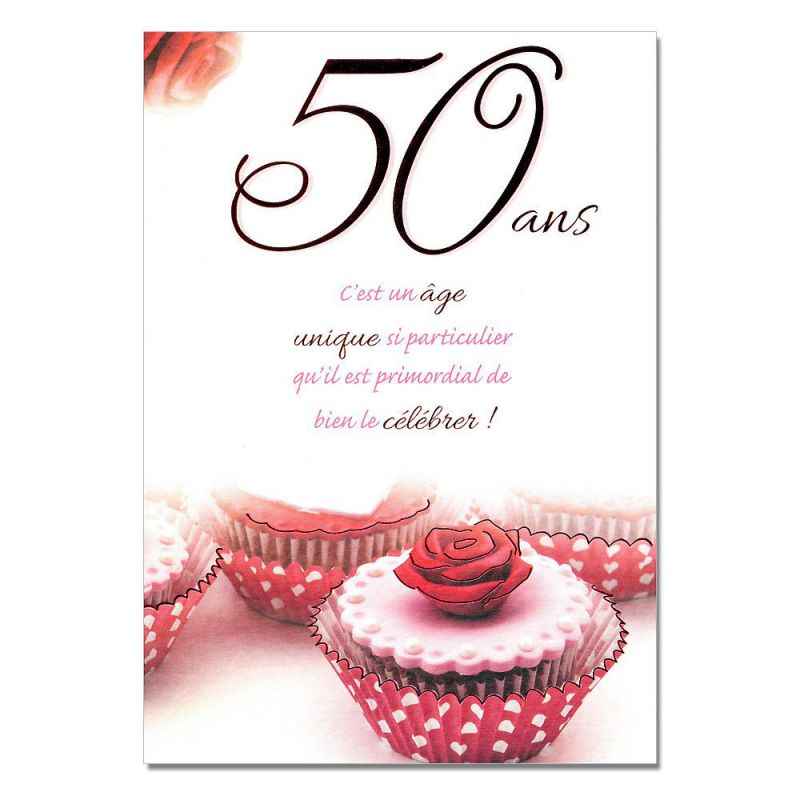 Texte carte joyeux anniversaire 50 ans