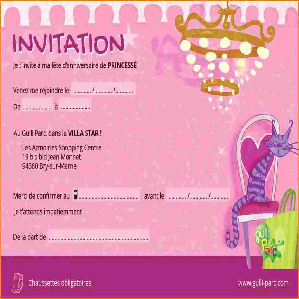 Carte invitation gratuite anniversaire adulte