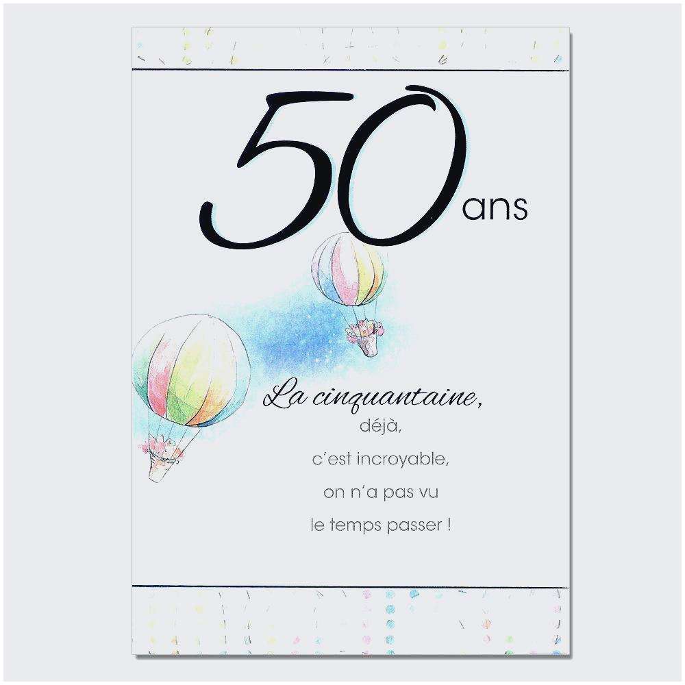 Texte invitation anniversaire adulte 50 ans