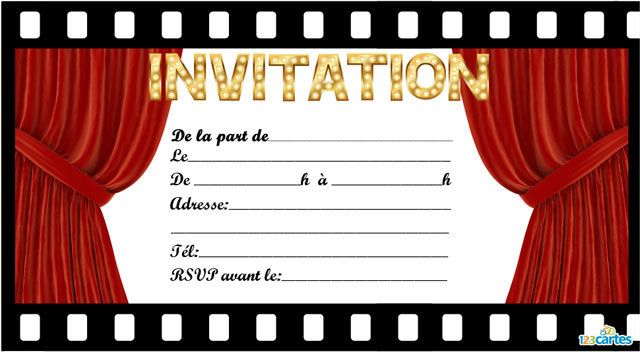 Texte invitation anniversaire 50 ans cinema