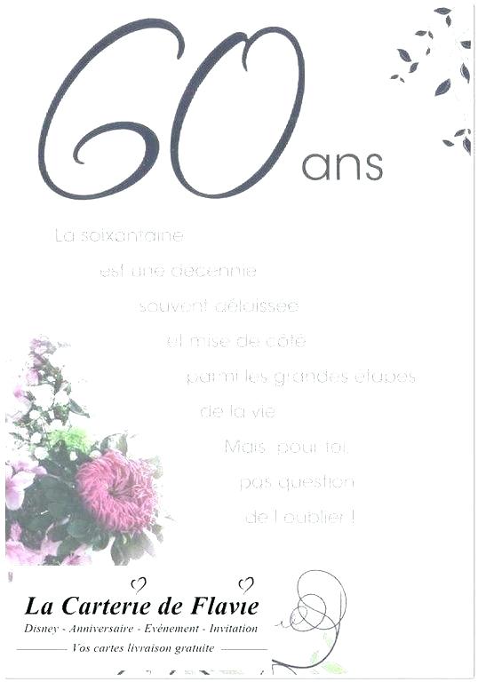 Texte invitation anniversaire 60 ans retraite