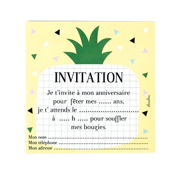 Texte invitation anniversaire tropicale