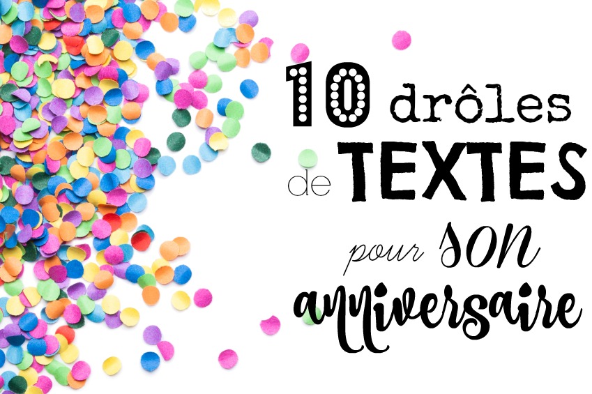 Texte anniversaire 10 ans gratuit