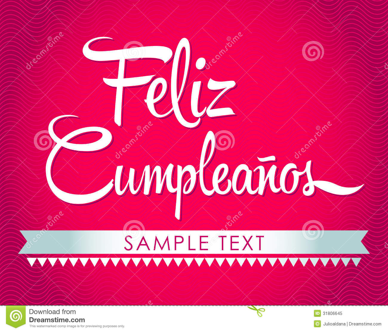Carte joyeux anniversaire espagnol