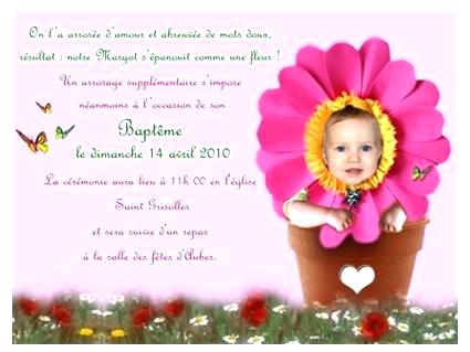 Texte invitation anniversaire pour bebe 1 an