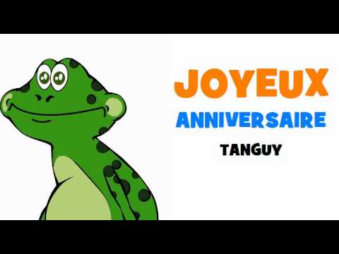 Carte anniversaire tanguy